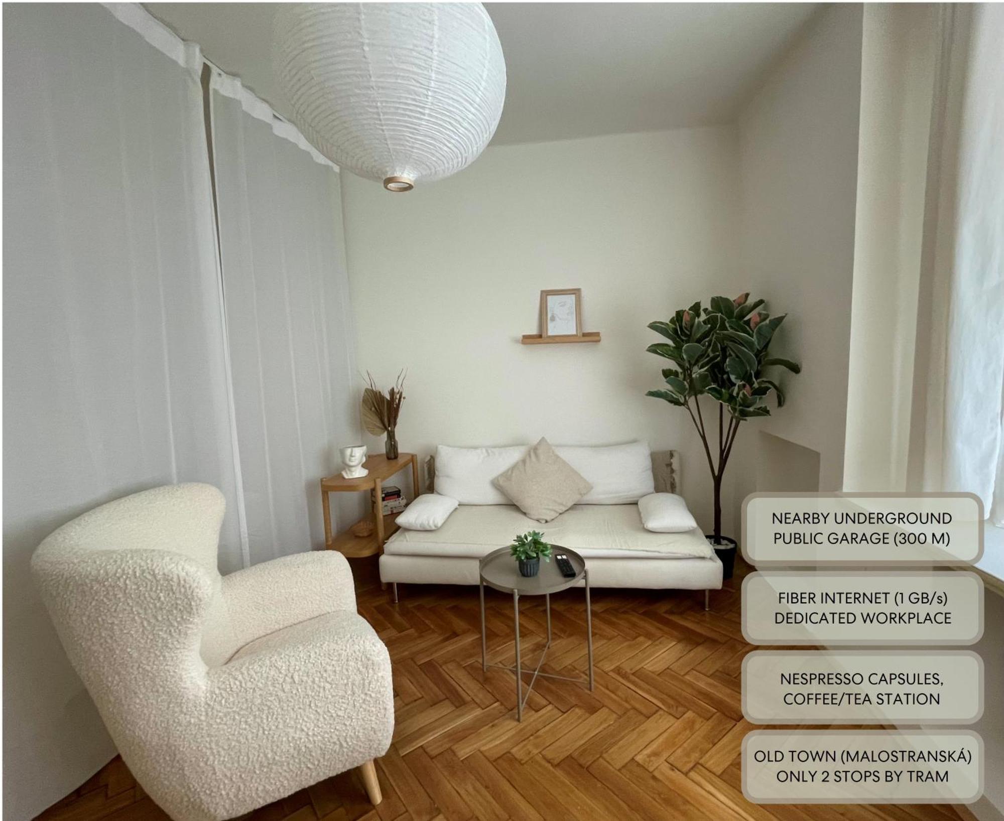 Urban Retreat I Modern Boho Apartments In Lovely Letna District - 10 Minutes From Old Town Прага Екстериор снимка